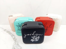 Load image into Gallery viewer, Travel Jewelry Box- Flower