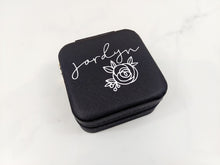 Load image into Gallery viewer, Travel Jewelry Box- Flower
